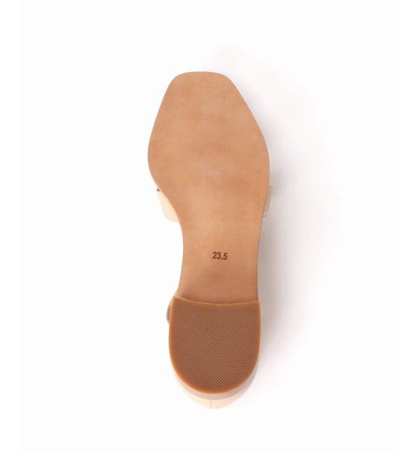 SLOBE IENA「《WEB限定/追加》SLOBE レザーグルカサンダル」|サンダル|