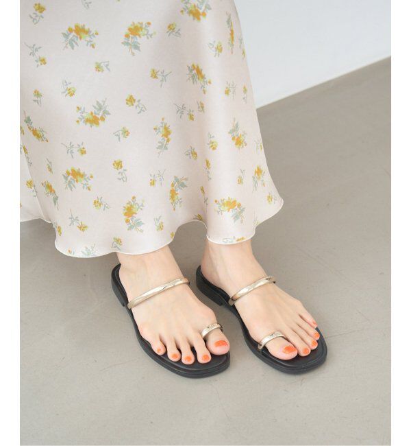 IENA「《追加》NICOLAS LAINAS/ニコラスライナス フラットサンダル」|サンダル|