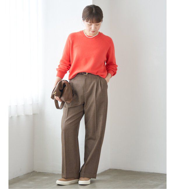 IENA「ガンクラブチェックパンツ」|スラックス|