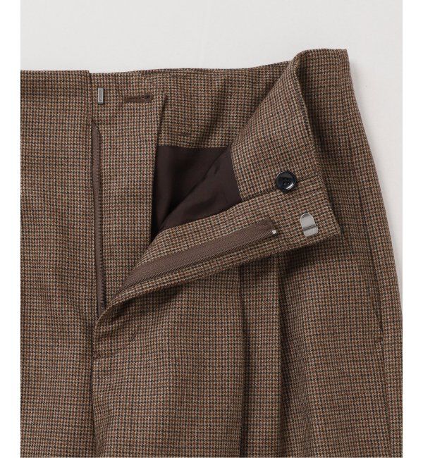 IENA「ガンクラブチェックパンツ」|スラックス|