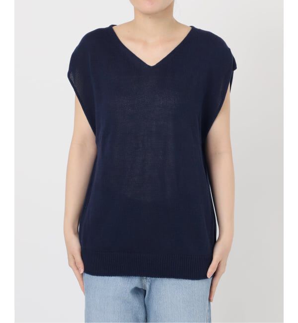 IENA「《追加2予約》コットンギマフレンチプルオーバー」|ニット・セーター|