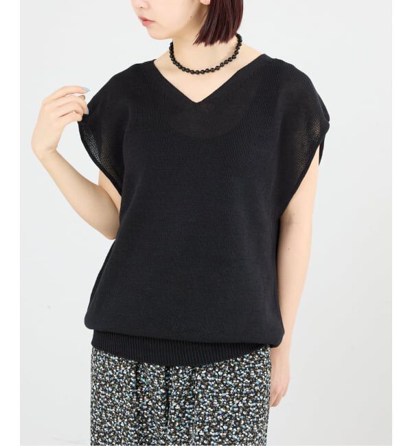 IENA「《追加2予約》コットンギマフレンチプルオーバー」|ニット・セーター|