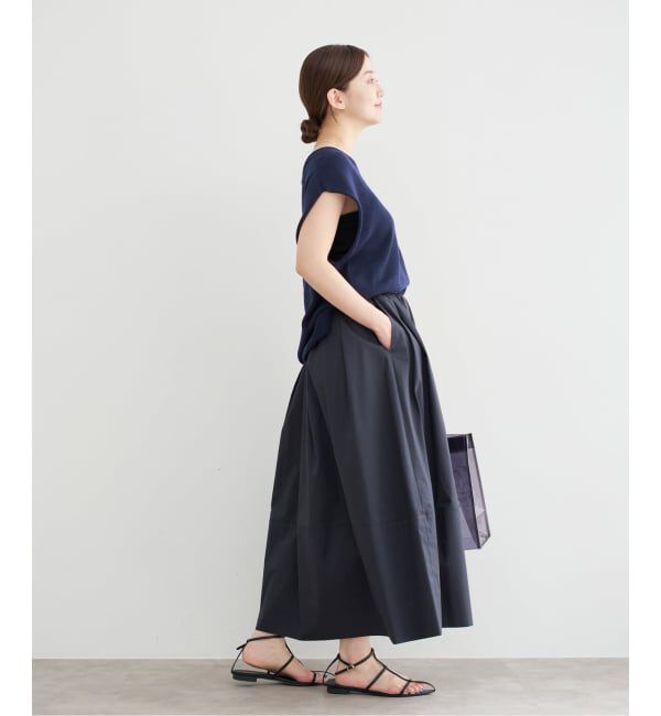 IENA「《追加2予約》コットンギマフレンチプルオーバー」|ニット・セーター|