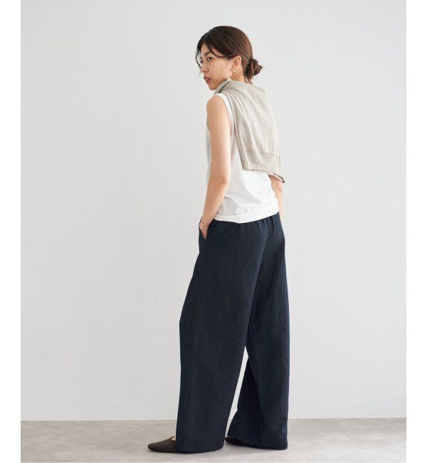 IENA「リネン混イージーパンツ」|その他|