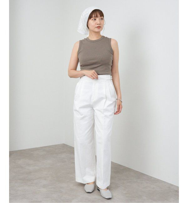 IENA「FLORE FLORE/フローレフローレ ESME TANK タンクトップ」|タンクトップ|