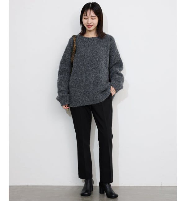 SLOBE IENA「《吸湿発熱/WEBのみ4サイズ展開》CIRCULATE WARM スティックパンツ」|スラックス|