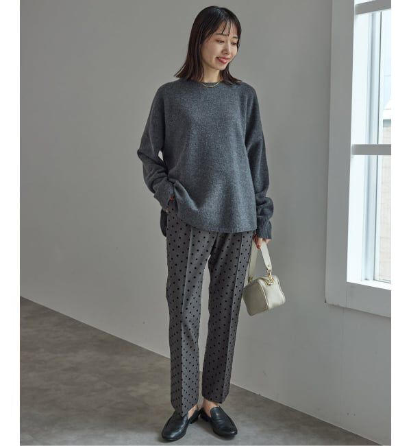 SLOBE IENA「《吸湿発熱/WEBのみ4サイズ展開》CIRCULATE WARM スティックパンツ」|スラックス|