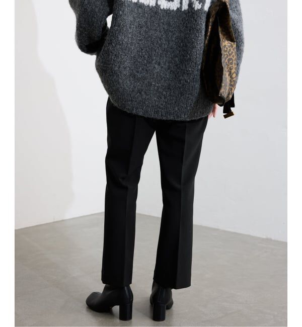 SLOBE IENA「《吸湿発熱/WEBのみ4サイズ展開》CIRCULATE WARM スティックパンツ」|スラックス|