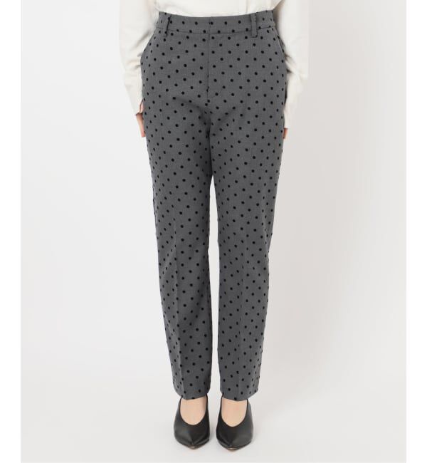 SLOBE IENA「《吸湿発熱/WEBのみ4サイズ展開》CIRCULATE WARM スティックパンツ」|スラックス|