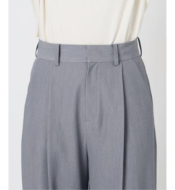 SLOBE IENA「《WEBのみ4サイズ展開/追加》TRワイドトラウザー」|スラックス|