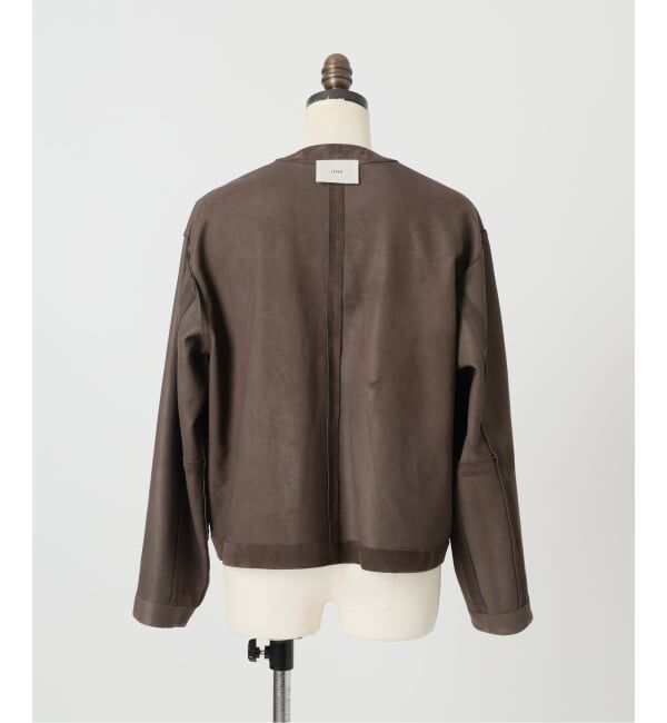 IENA「ラムスエードブルゾン」|ライダースジャケット|