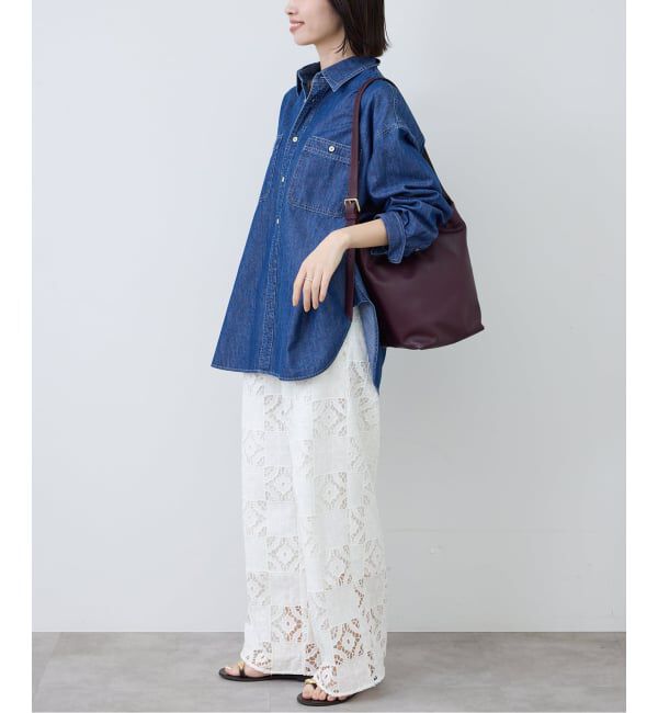 SLOBE IENA「コットンレースイージーパンツ」|その他|