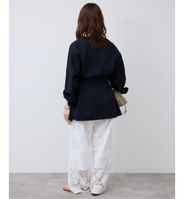 SLOBE IENA「コットンレースイージーパンツ」|その他|