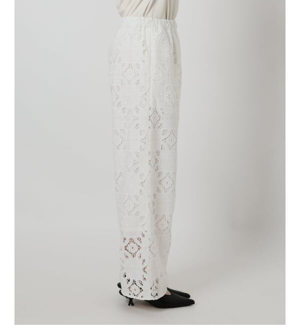 SLOBE IENA「コットンレースイージーパンツ」|その他|