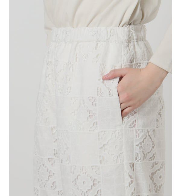 SLOBE IENA「コットンレースイージーパンツ」|その他|