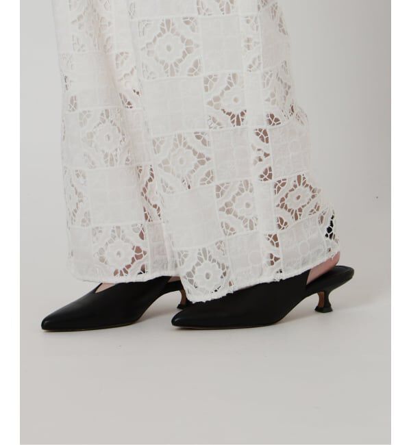 SLOBE IENA「コットンレースイージーパンツ」|その他|