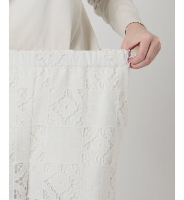 SLOBE IENA「コットンレースイージーパンツ」|その他|