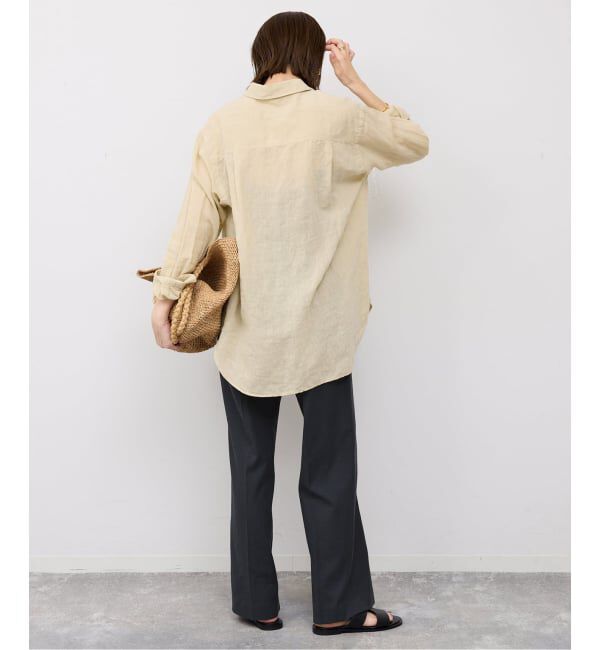 SLOBE IENA「《WEBのみ4サイズ展開/シリーズあり》リネンmixストレッチパンツ」|その他|