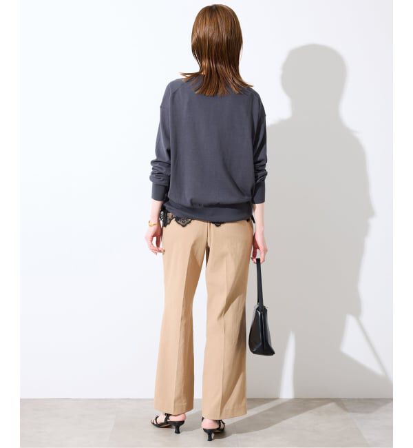 SLOBE IENA「《WEBのみ4サイズ展開/シリーズあり》リネンmixストレッチパンツ」|その他|