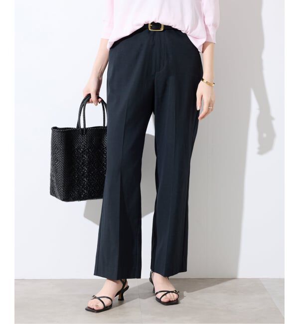 SLOBE IENA「《WEBのみ4サイズ展開/シリーズあり》リネンmixストレッチパンツ」|その他|