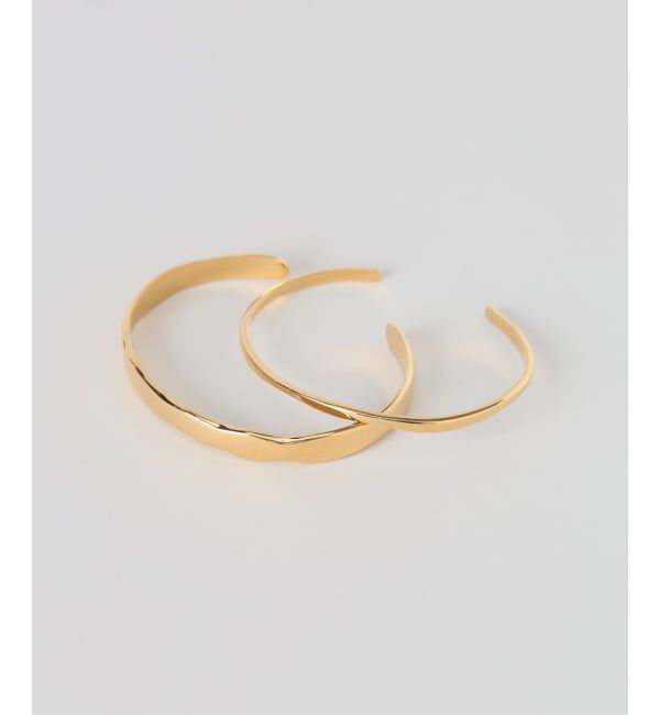 VERMEIL par iena「《予約》MERAKI メラキ Metal Plate Cross バングル 3053563080」|ブレスレット・バングル|