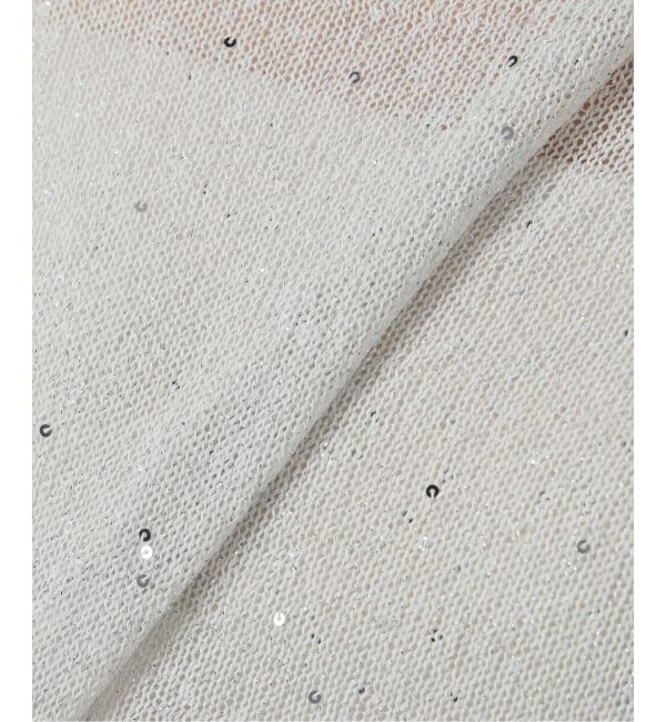 IENA「ウォッシャブル スパークルコットンプルオーバー」|ニット・セーター|