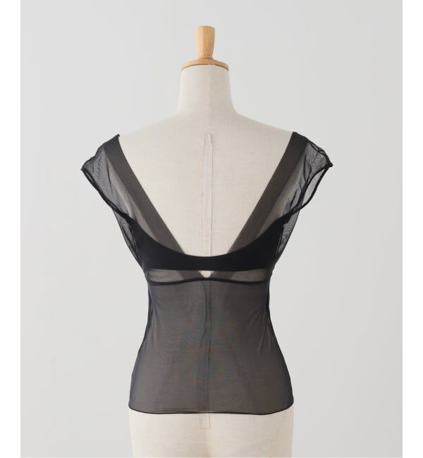 IENA「NICENICE MOMENT/ナイスナイスモーメント MESH FRENCH TOP N3-26S-030」|その他|