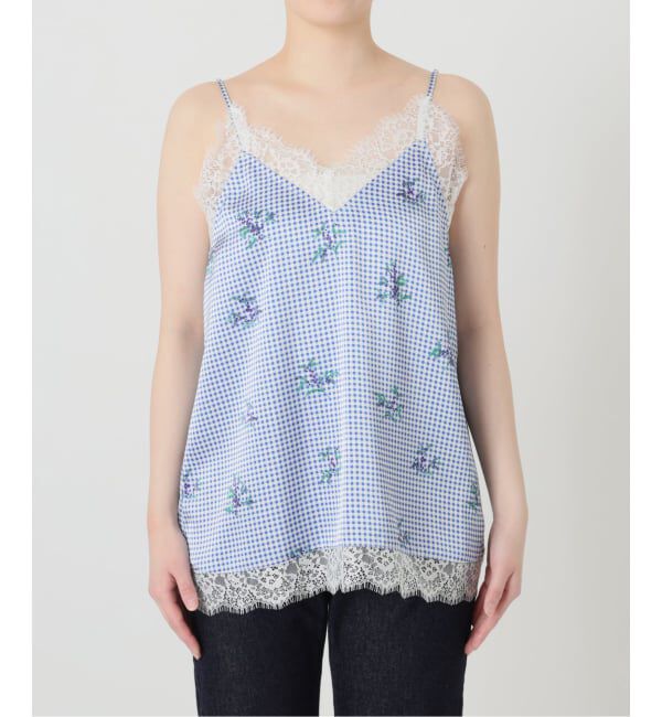 SLOBE IENA「Margaux Dereume &times; SLOBE lingerie キャミブラウス」|キャミソール|