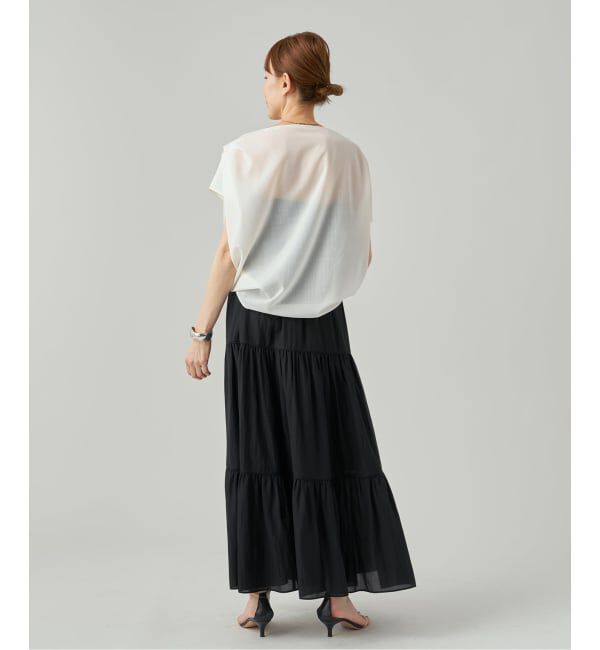 VERMEIL par iena「Airy ティアードスカート」|スカート|
