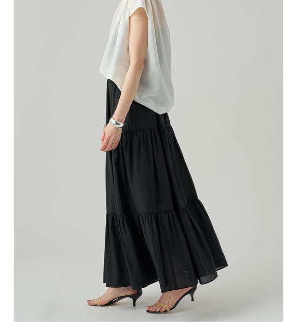 VERMEIL par iena「Airy ティアードスカート」|スカート|