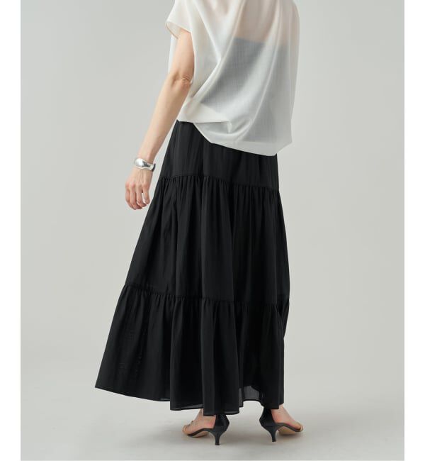 VERMEIL par iena「Airy ティアードスカート」|スカート|