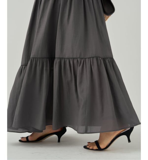 VERMEIL par iena「Airy ティアードスカート」|スカート|