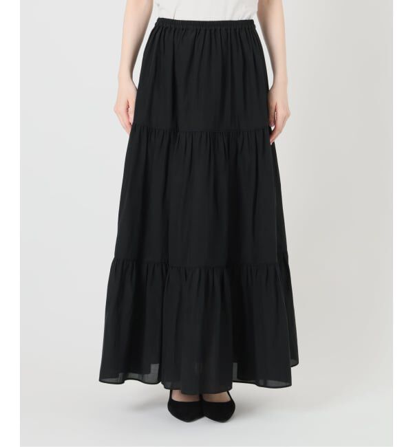 VERMEIL par iena「Airy ティアードスカート」|スカート|