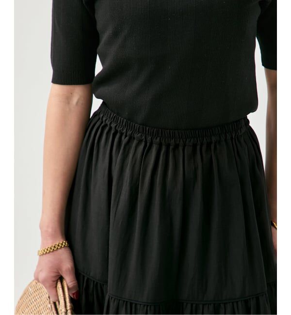 VERMEIL par iena「Airy ティアードスカート」|スカート|
