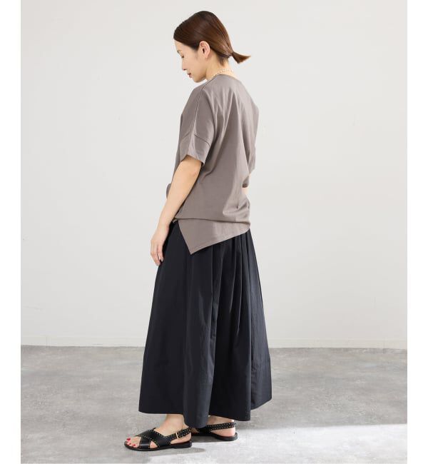 IENA「《予約》ウォッシャブル タフタギャザーフレアスカート」|スカート|