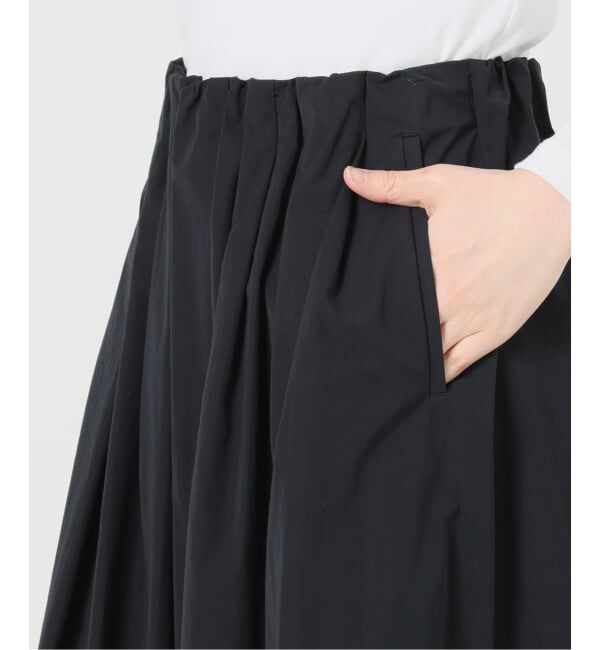 IENA「《予約》ウォッシャブル タフタギャザーフレアスカート」|スカート|