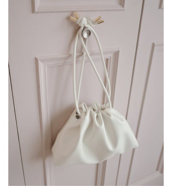 SLOBE IENA「《追加3予約》SLOBE 3WAY スムース巾着バッグ」|その他|