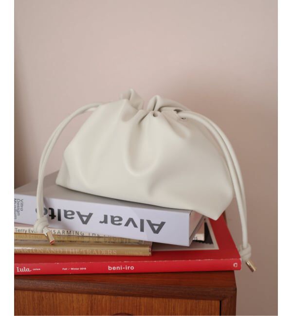 SLOBE IENA「《追加3予約》SLOBE 3WAY スムース巾着バッグ」|その他|