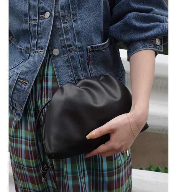 SLOBE IENA「《追加3予約》SLOBE 3WAY スムース巾着バッグ」|その他|