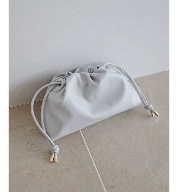 SLOBE IENA「《追加3予約》SLOBE 3WAY スムース巾着バッグ」|その他|