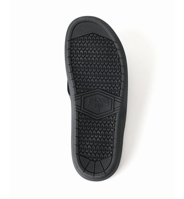 EDIFICE「ISLAND SLIPPER(アイランドスリッパ) 別注クロコ ナローストラップサンダル」|サンダル|