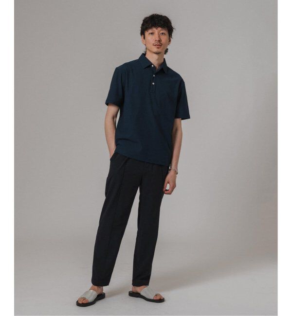 EDIFICE「"吸水速乾機能"ALBINI オープン ポロシャツ」|ポロシャツ|