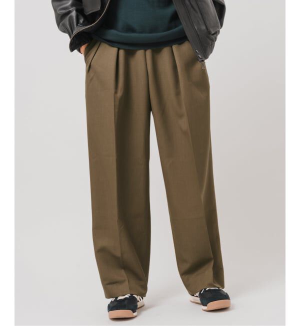EDIFICE「ラフトップ ウルトラ ワイドパンツ」|スラックス|