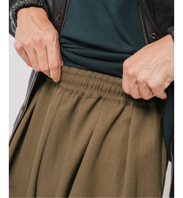 EDIFICE「ラフトップ ウルトラ ワイドパンツ」|スラックス|