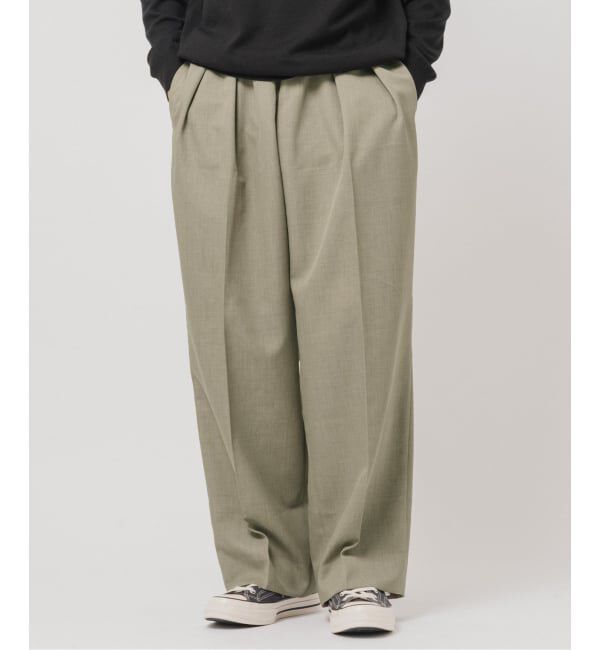 EDIFICE「ラフトップ ウルトラ ワイドパンツ」|スラックス|