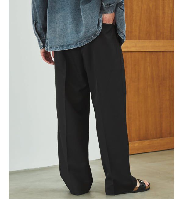 EDIFICE「ラフトップ ウルトラ ワイドパンツ」|スラックス|