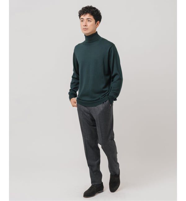 EDIFICE「14ゲージ ウール タートルネックニット」|ニット・セーター|