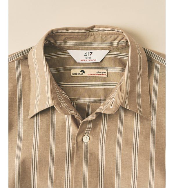 417 EDIFICE「【SIDOGRAS / シドグラス】LE JAPON ATELIER Akita シャツ」|シャツ・ブラウス|