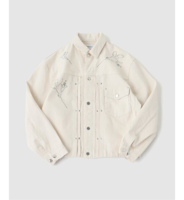 EDIFICE「TANAKA (タナカ) THE JEAN JACKET」|デニムジャケット|ホワイト