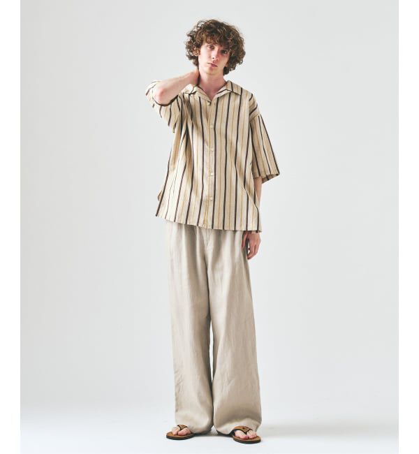 417 EDIFICE「ノルマンディーリネン S/Sシャツ」|シャツ・ブラウス|